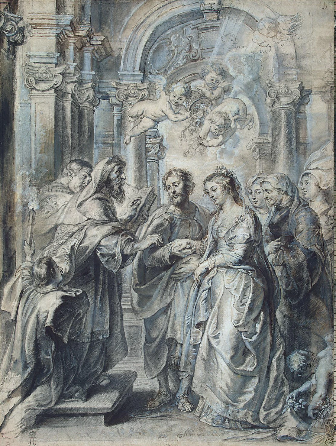 Studio da Rubens dello sposalizio